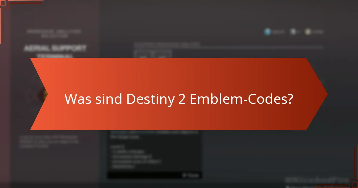Wie können Spieler Destiny 2 Emblem-Codes einlösen?