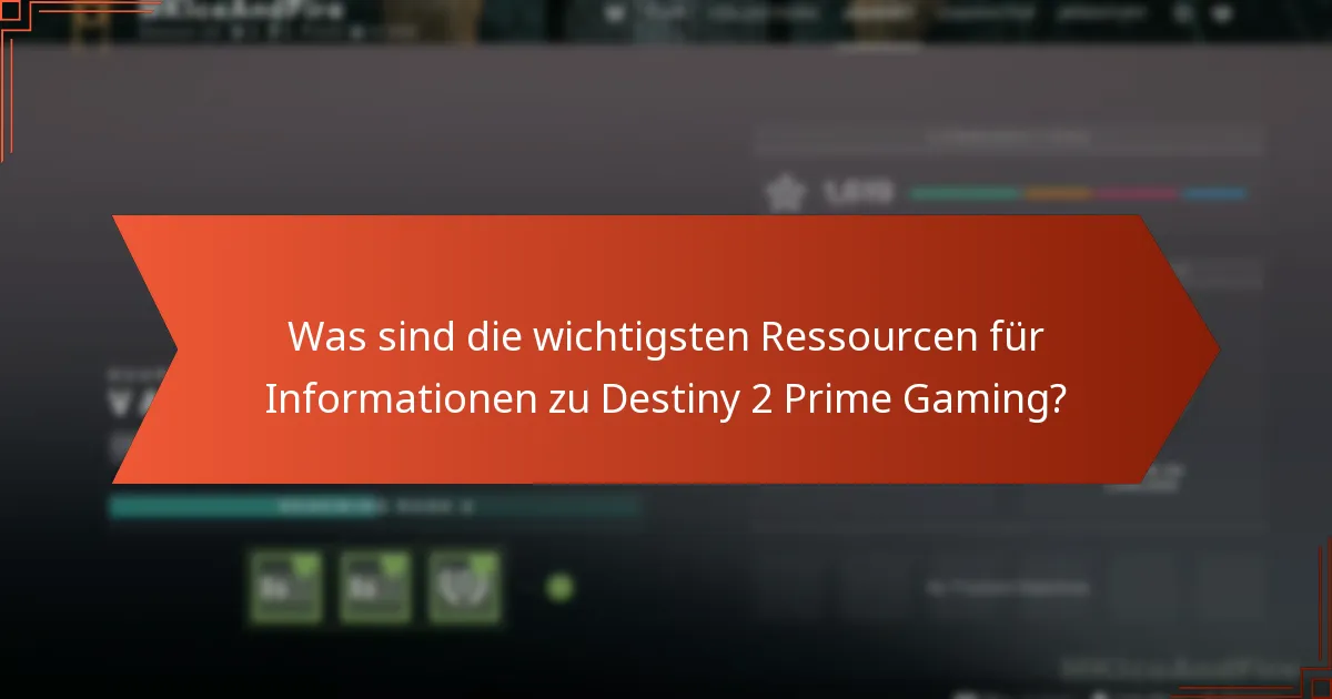 Wie greife ich auf offizielle Ankündigungen für Destiny 2 Prime Gaming zu?