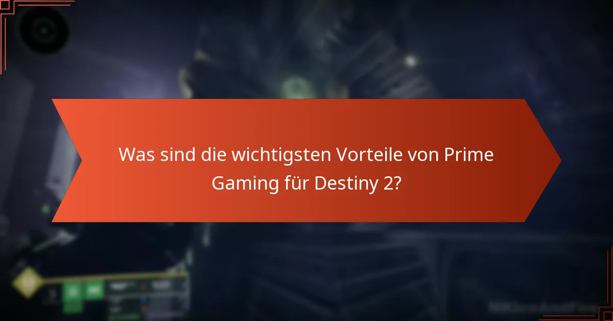 Wie löst man Prime Gaming-Belohnungen in Destiny 2 ein?